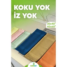 Euroist 6 Adet Temizlik Bezi - Mikrofiber, Cam, Ayna, Mutfak, Banyo, Araç Temizlik Bezi (40X60 / 30X40CM)