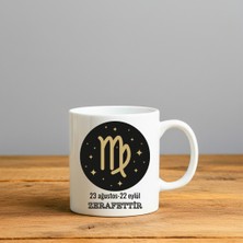 Finka Dekor Başak Burcu Hediyelik-Seramik Kupa Bardak