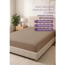 Days In Colours %100 Organik Pamuk Lastikli Çarşaf - 160x200 - Dolmabahçe Serisi