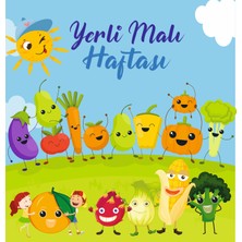 Deko Gonya Yerli Malı Haftası Temalı Fotoğraf Panosu Branda 100X100