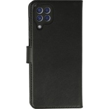 Starseven Galaxy A22 Kılıf S Kapaklı Kılıf - Siyah