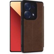 Xiaomi Redmi Note 13 Pro 4g Kılıf Flip Cover - Taba