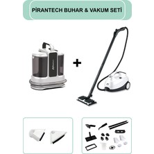 Pirantech KT-703 Koltuk ve Halı Yıkama Makinesi & CB-107C Çok Fonksiyonlu Buharlı Temizlik Makinası
