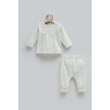 Caramell Love Tıme Roba Büzgülü Alt Üst Takım - Yeşil - 62-68 cm Yeşil