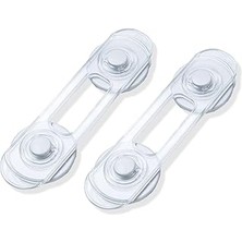 SHC4200 Babyjem Mini Çok Amaçlı Kilit Çoklu Paket 12 Adet/şeffaf