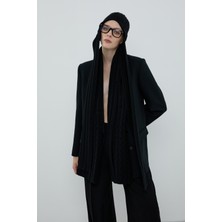 ROMAN Yün Karışımlı Atkılı Bere Siyah K2672005_001