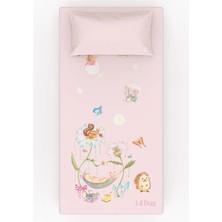 Lil Bug %100 Pamuk Lastikli Bebek Çarşaf Seti – Büyülü Bahçe Koleksiyonu - Kirpi ve Oyun Arkadaşları