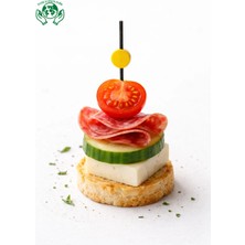 Zorlu Ekolojik Ürünler  Bambu Sarı Kürdan 12 cm 100 Adet Yılbaşı Concept Party Concept