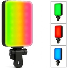 K-Yonlineticaret Clip-Fill Taşınabilir Mini Rgb LED Selfie Işığı