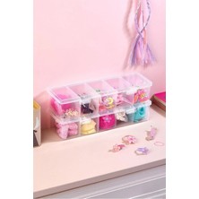 Bayev Vully 2 Adet 5 Bölmeli Kapaklı Takı Organizeri - Toka Yüzük Kolye Küpe Düzenleyici Saklama Kutusu