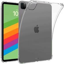 Ipad Pro 13 (2024) Kılıf Anti Shock Tablet Silikon - Şeffaf