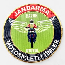 Asker Vadisi Jandarma Motorsikletli Otoyol Timi - Hazar Timi 3D Slikon Arma