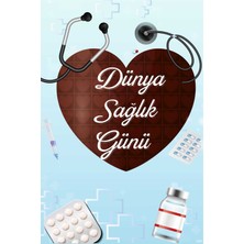 Deko Gonya Dünya Sağlık Günü Fotoğraf Panosu Branda 100X150