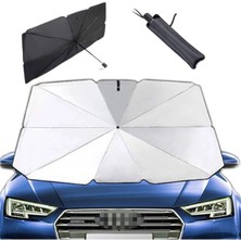 Araba Güneş Gölge Koruyucu Şemsiye Oto Ön Cam Güneşlik 145 cm*79cm Sedan SUV Hatchback Uyumlu