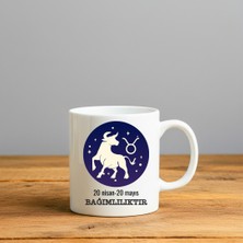 Finka Dekor Boğa Burcu Hediyelik-Seramik Kupa Bardak