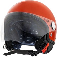 Vespa Visor 4.0 Turuncu Kask A11