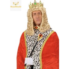 Beta Moda Hub Kırmızı Topuzlu Kral Asası Kraliyet Asası 40 cm