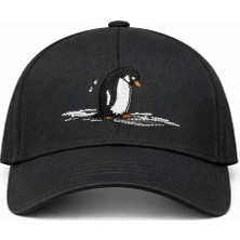 SF Collection Nihilist Penguen Nakışlı Basic Unisex Spor Şapka