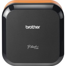 Brother P-Touch PT-E720BT 6 - 24MM Baskı Tze Serisi Mobıl Etiket Yazıcı Bluetooth USB Bağlantı (Pil Dahil)