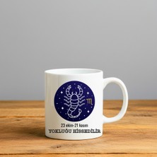 Finka Dekor Akrep Burcu Hediyelik-Seramik Kupa Bardak