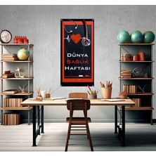 Deko Gonya Dünya Sağlık Haftası Fotoğraf Panosu Branda 100X200