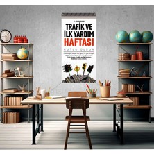 Deko Gonya 3-9 Mayıs Trafik ve Ilk Yardım Haftası Temalı Fotoğraf Panosu Branda 100X200