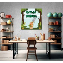 Deko Gonya Orman Haftası Temalı Fotoğraf Panosu Branda 100X100