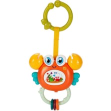 Beta Moda Hub Müzikli ve Işıklı Çıngıraklı Yengeç Puset Oyuncağı