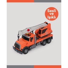 Let's Be Child Let’s Be Child Sesli ve Işıklı Vinç Eğlenceli Tasarım ile 3+ Yaş Çocuklar için Geliştirici Oyun