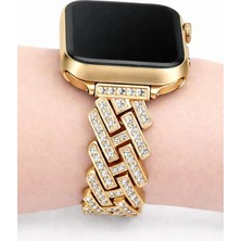 Nezih Case Watch Seri /5/6/7/8/9/10/se 38MM-40MM-41MM Seri 10 42MM / Seri 11 42MM Uyumlu Diamond Kordon