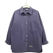 Milla Pamuklu Renkli Denim Ceket (Gömlek Tipi)