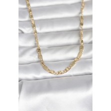 cm 14K Gold Renk Lazer Model 45 cm Kadın Kolye