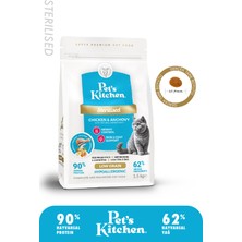 Pet's Kitchen Kısırlaştırılmış Kedi Maması Hamsi ve Tavuk 1,5 kg