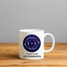 Finka Dekor Balık Burcu Hediyelik-Seramik Kupa Bardak