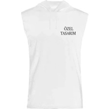 Tişört Tasarla Kapüşonlu Sıfır Kol Tişört