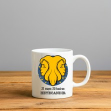 Finka Dekor Ikizler Burcu Hediyelik-Seramik Kupa Bardak