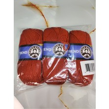 Ören Bayan Trend Kiremit El Örgü Ipi (3 Adet) - Renk: 107