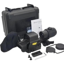 558G43 Xps2 Hedef Işaretleyici Red Dot  Holografik Nişangâh, 5x Büyütmeli Setsiyah