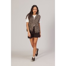 Nisan Triko Püsküllü Yelek