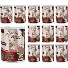 SHC4200 Yetişkin Kedi Tavuk Ciğerli Pate 400 gr x 12 Adet