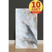 Renkli Duvarlar 10 Adet 30X60cm Mix Bakır Mermer Desen Yapışkanlı Köpük Duvar Paneli Kağıdı banyo,tezgah arasıTX-092