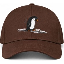 SF Collection Nihilist Penguen Nakışlı Basic Unisex Spor Şapka