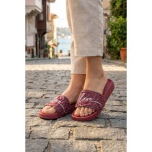 Gezer Kadın Yazlık Rahat Taban Ev Bahçe Günlük Terlik