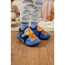 Gezer Bebe Erkek Çocuk Kışlık Cırtlı Ayarlanabilir Günlük Okul Kreş Panduf Ayakkabı