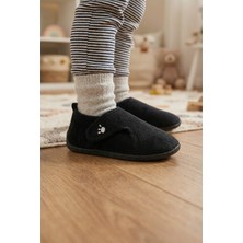 Gezer Kışlık Kız Çocuk Rahat Taban Cırt Cırtlı Ayarlanabilir Ev Okul Kreş Panduf Ayakkabı