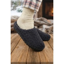 Gezer Kadın Kışlık Esnek Rahat Taban Ev Bahçe Gondol Terlik