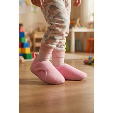 Gezer Kız Çocuk Kışlık PVC Rahat Taban Cırt Cırtlı Ayarlanabilir Ev Okul Kreş Panduf Ayakkabı