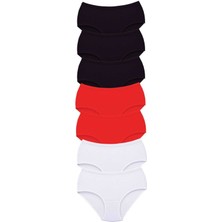 7 Adet Tutku Kadın Yüksek Bel Bato Kalın Lastik Külot S13 Nemere