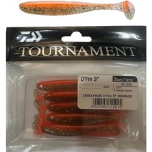 Daiwa Tournament L.s D'fin 7.6cm 3gr Silikon Yem 10 Adet Orange Shiner