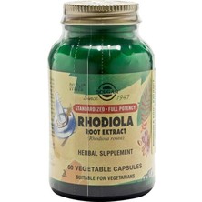 Solgar Rhodiola Root Extract 60 Kapsül